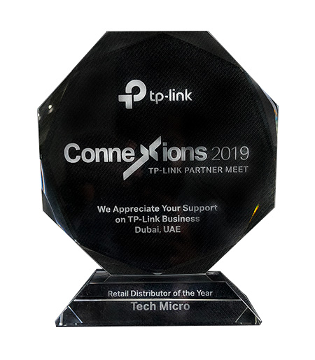Techmicro Oman received the TP-Link Retail Distributor of the Year award in 2016