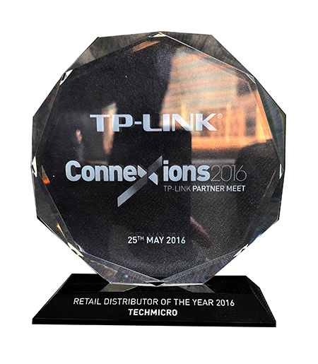Techmicro Oman receivied the TP-Link Retail Distributor of the Year award in 2016.